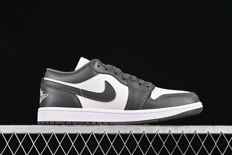 All categories Air Jordan Jordan series basketball shoes Air Jordan 1 Low G version pure original Air Jordan 1 Low AJ1 Joe 1 white and gray color low-top cultural casual sneakers 553558-044